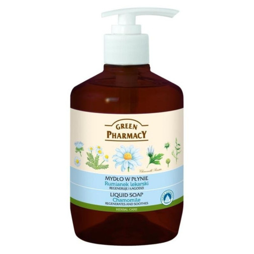 Jabón Líquido Camomila Regenerador Y Calmante 465 Ml Green Pharmacy