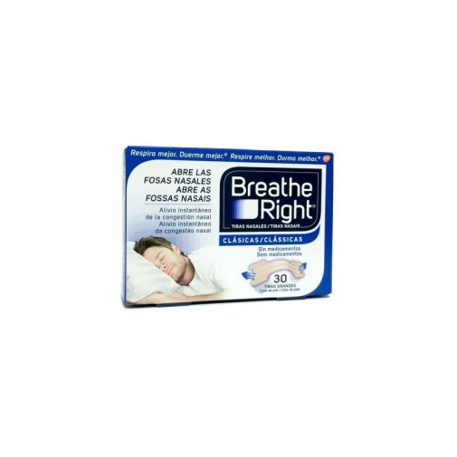 Tiras Nasales Breathe Right Grandes 30