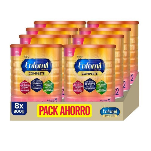 Pack Premium Complete 2 8X800Gr Enfamil