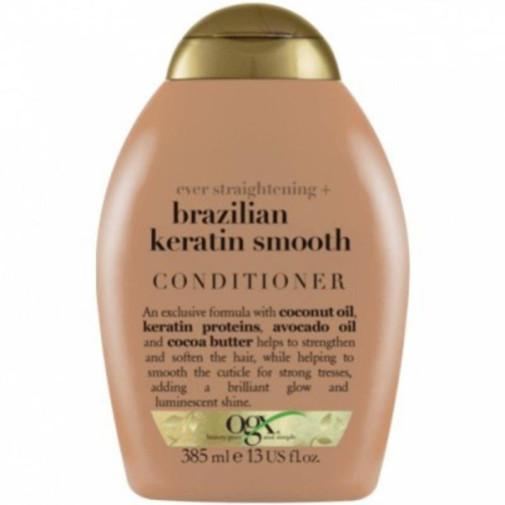 Acondicionador De Keratina Brasileña 385Ml Ogx