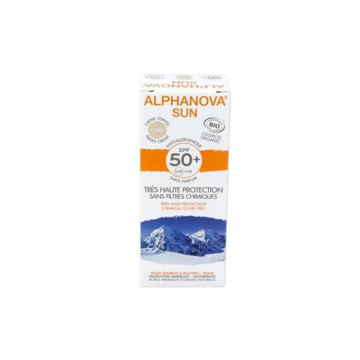 Crema Solar Facial Spf50+ Color 50Gr Alphanova
