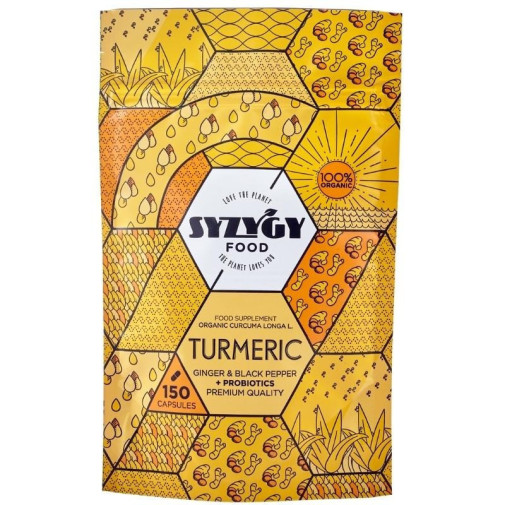Cúrcuma Con Jengibre Y Pimienta Negra + Probióticos 150 Cps Syzygy Food