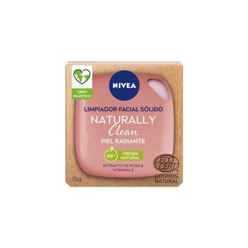 Limpiador Facial Piel Radiante Naturally Clean 75G Nivea