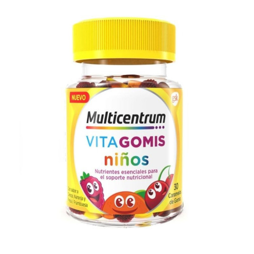 Multivitamínico En Gominola Vitagomis Niños 30 Uds Multicentrum