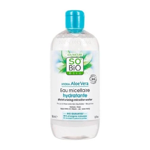 Agua Micelar Hidratante Aloe Vera Bio 500 Ml So' Bio Etic