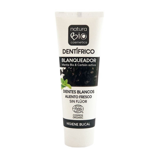 Dentífrico Blanqueador Menta Y Carbón Activado 75 Ml Naturabio Cosmetic