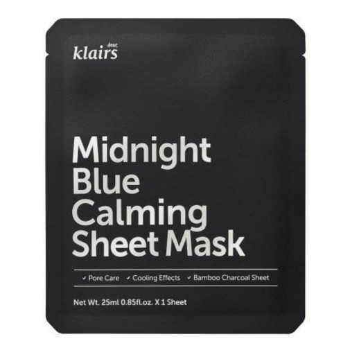 Midnight Blue Calming Sheet Mask 25 Ml Klairs