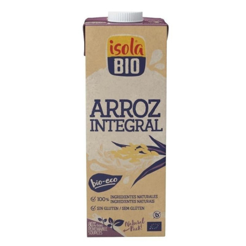 Bebida De Arroz Integral 1L Isola Bio