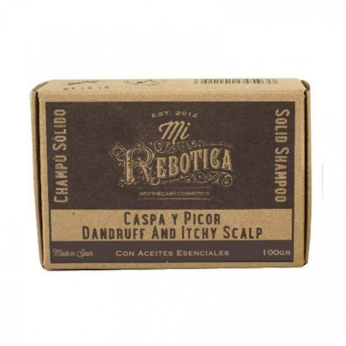 Champú Sólido Caspa Y Picor Extractos Naturales 100G Mi Rebotica