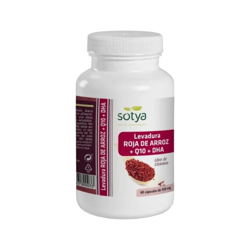 Levadura Roja De Arroz + Q10 + Dha 60 Caps Sotya