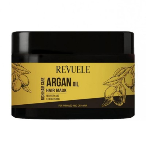 Mascarilla Fortalecedora Aceite 360Ml Argán Revuele