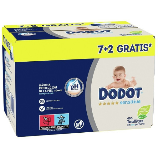 Toallitas Dodot Sensitive 9X54 Unidades