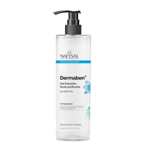 Gel Limpiador Facial Purificante Dermaben 200 Ml Natysal