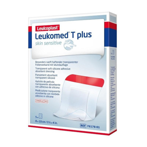 Leukomed T Plus Skin Sensit 8X10 Cm 5 U