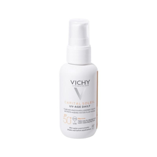 Capital Soleil Fluido Antifotoenvejecimiento Spf50+ Con Color 40 Ml Vichy