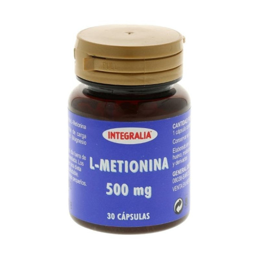 L Metionina 30 Cápsulas 500 Mg Integralia