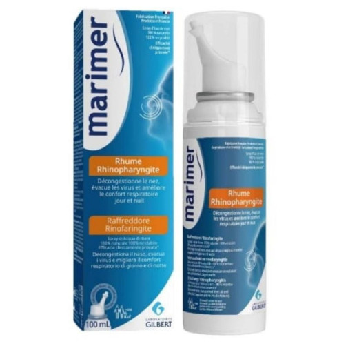 Agua De Mar Congestión Nasal Para Resfriados100 Ml Marimer