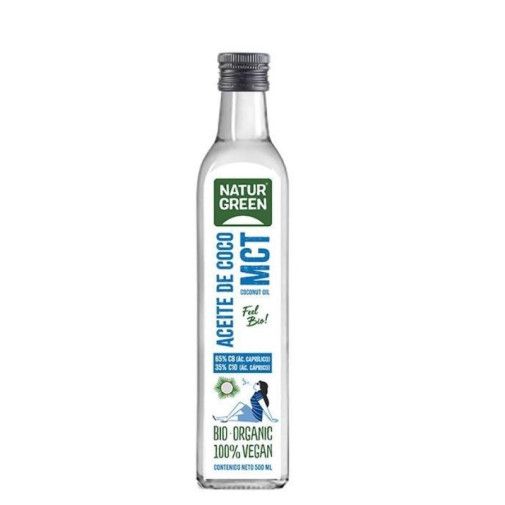 Aceite De Coco Mct Bio 500 Ml Naturgreen