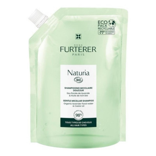 Champú Naturia Micelar Suave Eco Recarga 400 Ml René Furterer