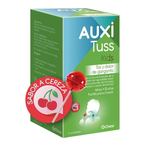 Auxituss Kids Tos Y Dolor De Garganta 6 Ud Chiesi