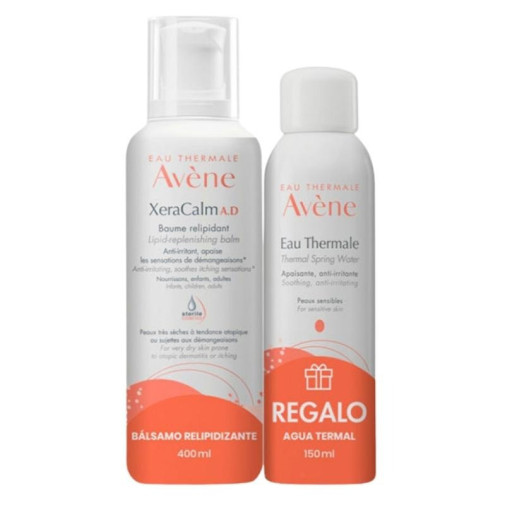 Xeracalm A.D. Bálsamo Relipidizante 400Ml + Agua Termal 150Ml Regalo Avène