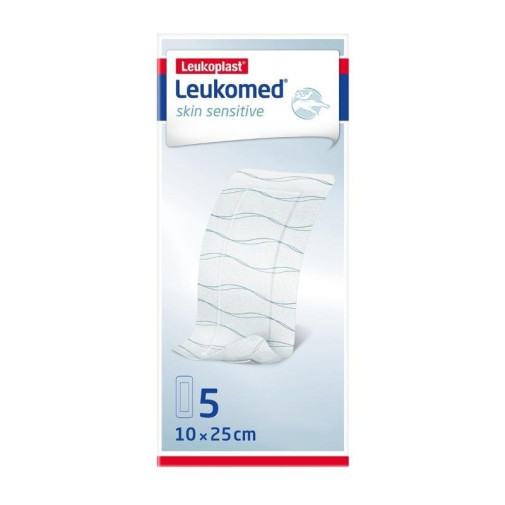 Leukomed Skin Sensitiva 10Cm X 25Cm 5 Uds Leukoplast