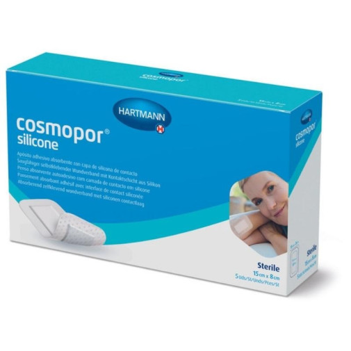 Apósitos Adhesivos 15X8 Cm 5 Unidades Cosmopor Silicone