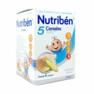 Nutriben 5 Cereales 600 G.