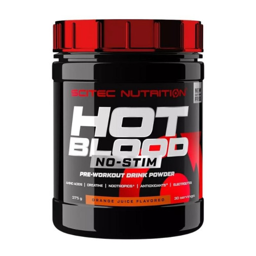 Hot Blood Hardcore Zumo De Naranja 375 G Scitec Nutrition