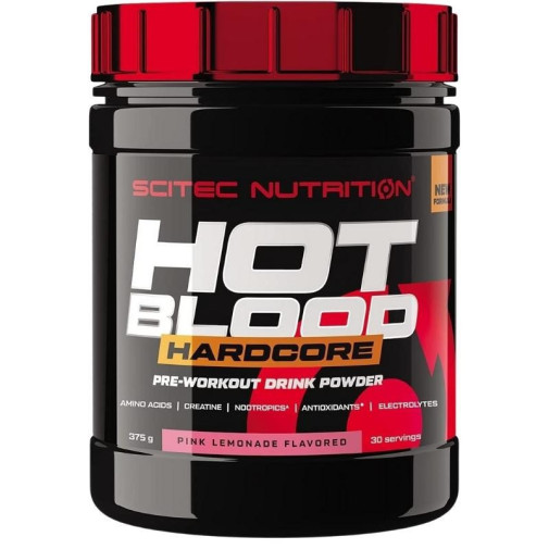 Hot Blood Hardcore Pink Limón 375 G Scitec Nutrition