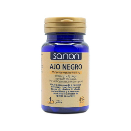 Ajo Negro 30 Cápsulas Vegetales Sanon