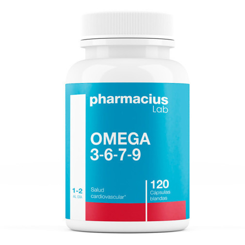 Omega 3 6 7 9 120 Cápsulas Blandas Pharmacius Lab