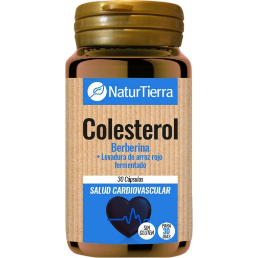 Colesterol Plus Berberina + Levadura De Arroz Rojo 30 Cápsulas Naturtierra