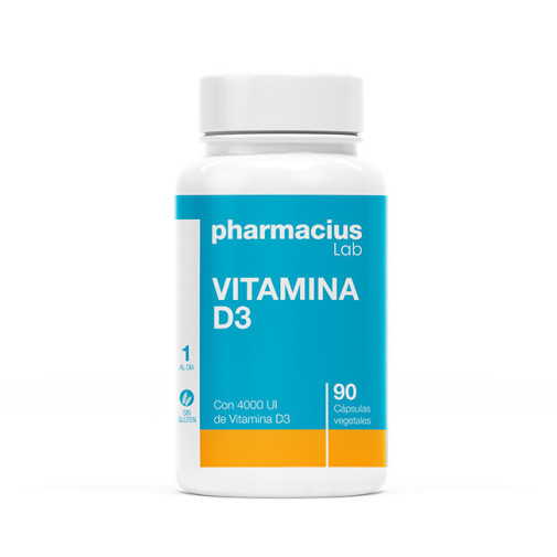 Vitamina D3 90 Cápsulas Vegetales Pharmacius Lab