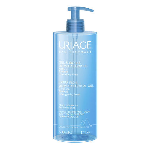 Gel Limpiador Surgras Dermatológico  500Ml Uriage