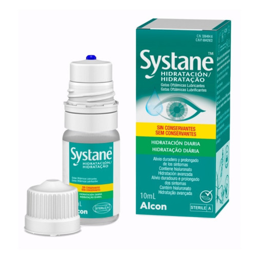 Systane Hidratación Gotas Oftálmicas Lubricantes Sin Conservantes 10 ml