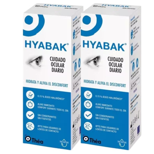 Duplo Hyabak Gotas 2 X 10 Ml Thea