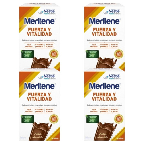 Pack Batido Chocolate 4 X 15 Sobres Meritene