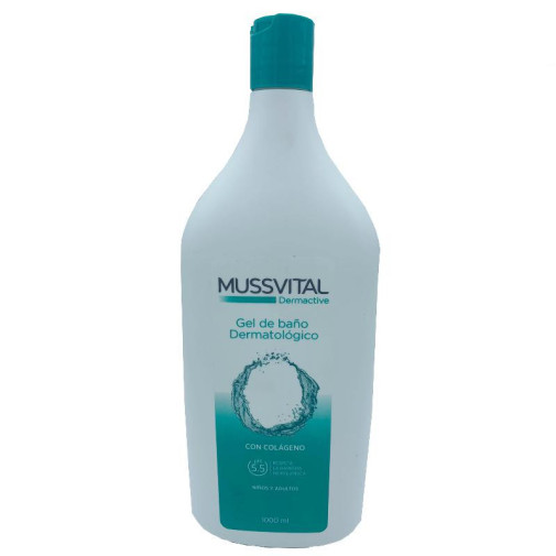 Gel De Baño Dermatológico Con Colágeno 1000 Ml Mussvital