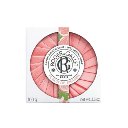Pastilla De Jabón Perfumado Fleur De Figuier 100 Gramos Roger & Gallet