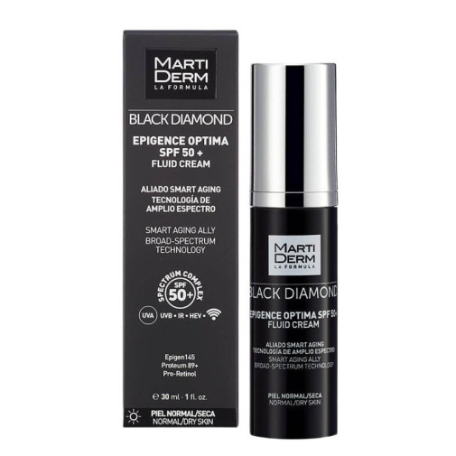 Crema Fluida Protectora Epigence Optima Spf50+ Black Diamond 30 Ml Martiderm