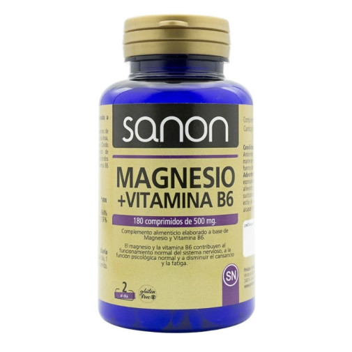 Magnesio + Vitamina B6 180Comp Sanon
