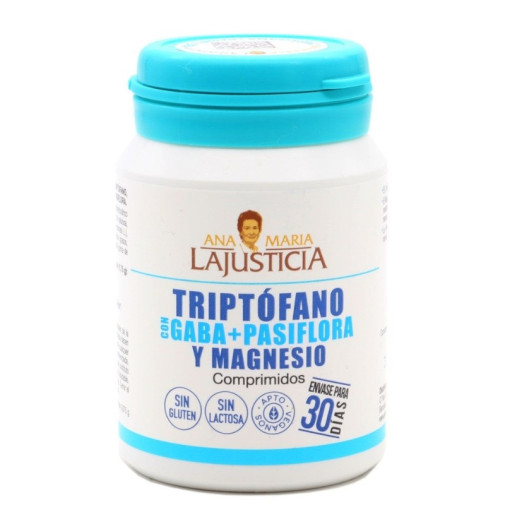 Triptófano Con Gaba+Pasiflora Y Magnesio 60 Comp. Ana María Lajusticia