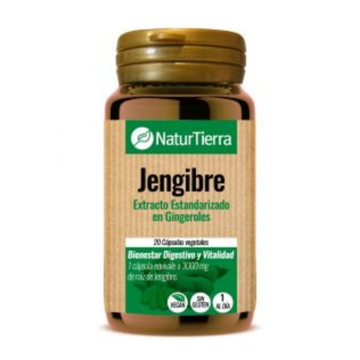 Jengibre 20 Cáp. Vegetales Naturtierra