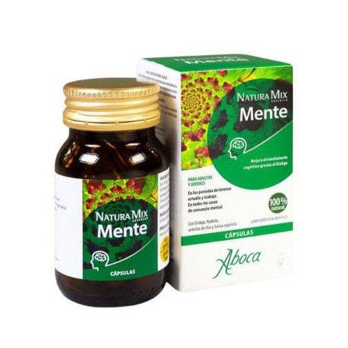 Natura Mix Advanced Mente 50 Cápsulas Aboca