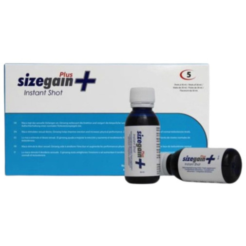 Sizegain Plus Instant Shot 5 Uds 500 Cosmetics