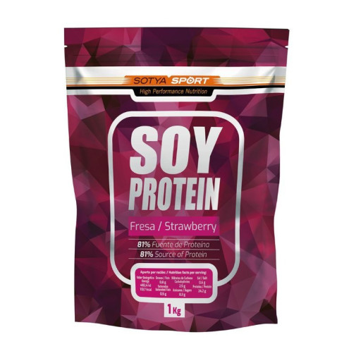 Soy Protein Fresa 1 Kg Sotya Sport