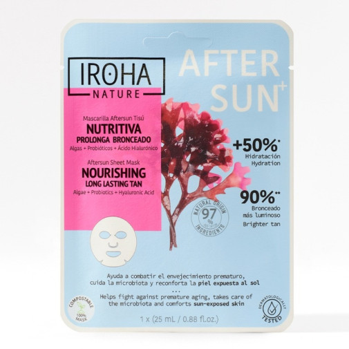 Mascarilla Aftersun Tisú Nutritiva 25Ml Iroha Nature