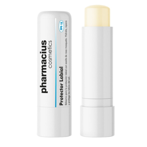Protector Labial Con Aceite De Rosa Mosqueta Spf 15 Pharmacius Cosmetics