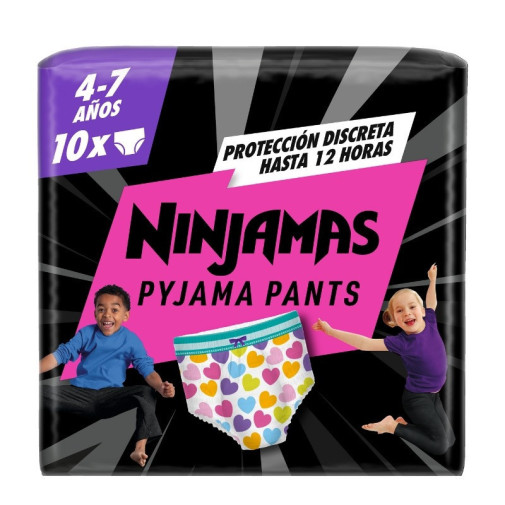 Dodot Ninjamas Carry Pack Corazontalla 7   10 Uds.